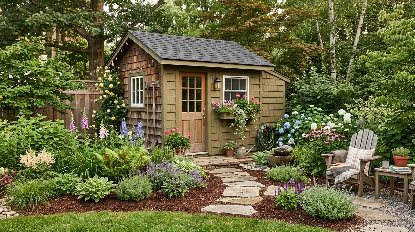 12 Shed Landscaping Ideas for Better Design